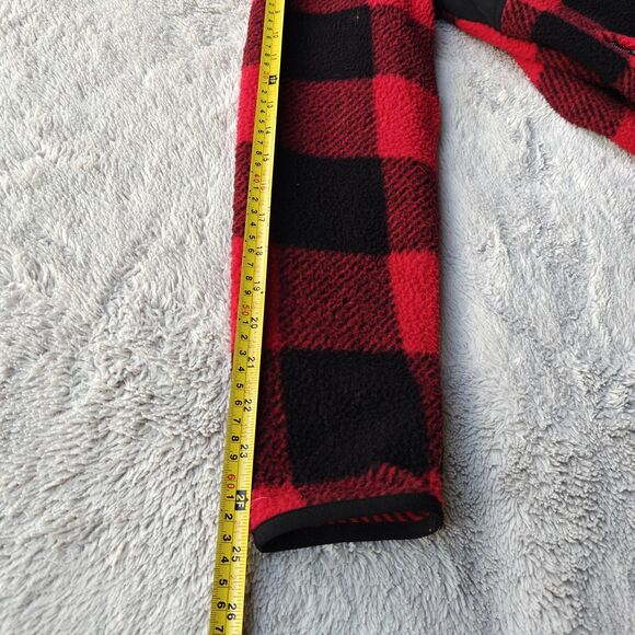 American Eagle Hooded Flannel Jacket Men's S Check Red Cabin Outdoor Lumberjack - Picture 9 of 9